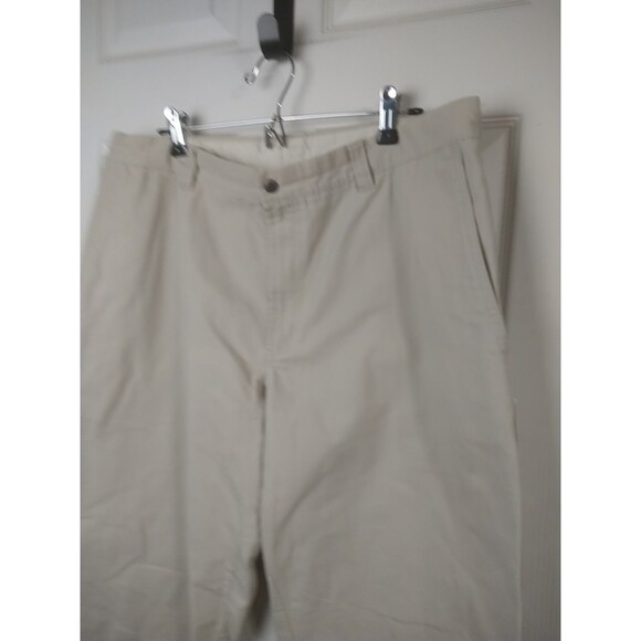 Columbia Men's 38X25 Khaki Tan Cargo Hiking Pants Casual Straight 100 Cotton - Picture 2 of 8